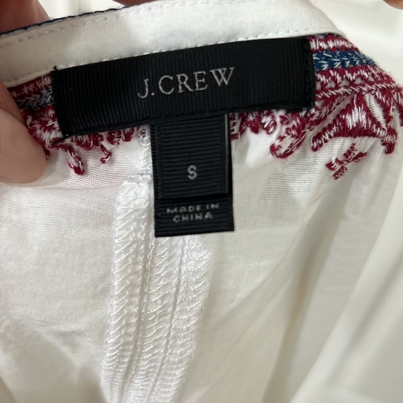 J Crew embroidered T-shirt - Picture 6 of 7